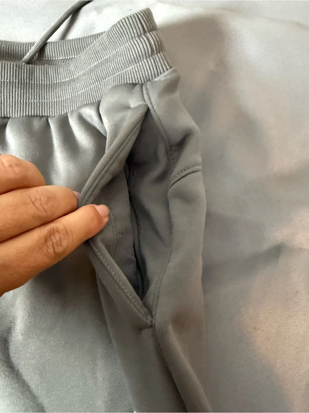 The North Face Gray Jogger Pants with Drawstring Waist